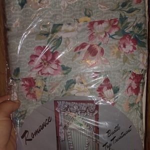 Vintage window treatments, curtains